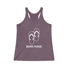 Load image into Gallery viewer, Beach, Please - Ladies&#39; Racerback Tank
