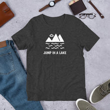 Load image into Gallery viewer, Jump in a Lake - Softstyle Unisex Tee
