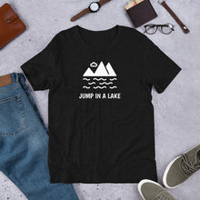 Load image into Gallery viewer, Jump in a Lake - Softstyle Unisex Tee
