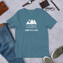 Load image into Gallery viewer, Jump in a Lake - Softstyle Unisex Tee
