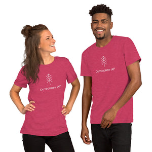 Outdoorsy AF Unisex Tee